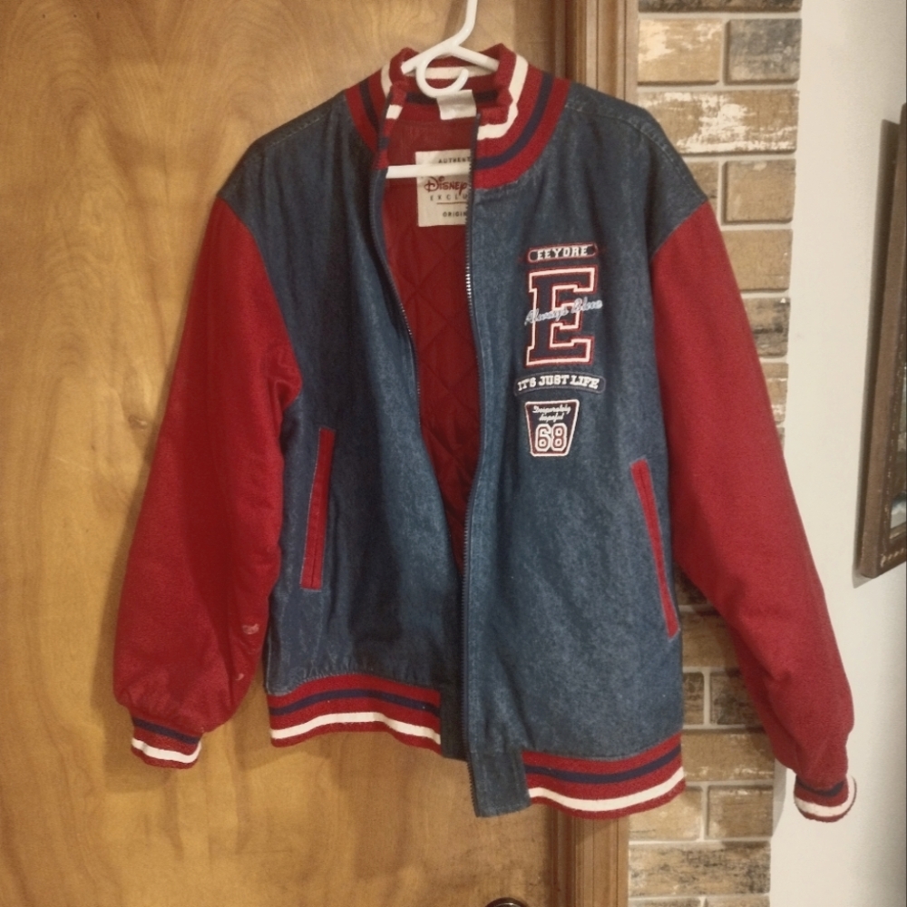 Disney ladies M Varsity Jacket Eeyore